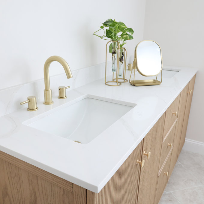Birch Lane™ Rally 72'' Free Standing Double Bathroom Vanity with